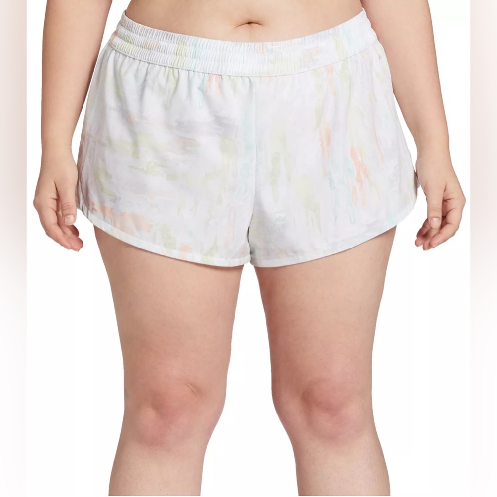 DSG Mid Rise Stride Short 3” Inseam Torn Camo Multi Size Large Athletic Gym